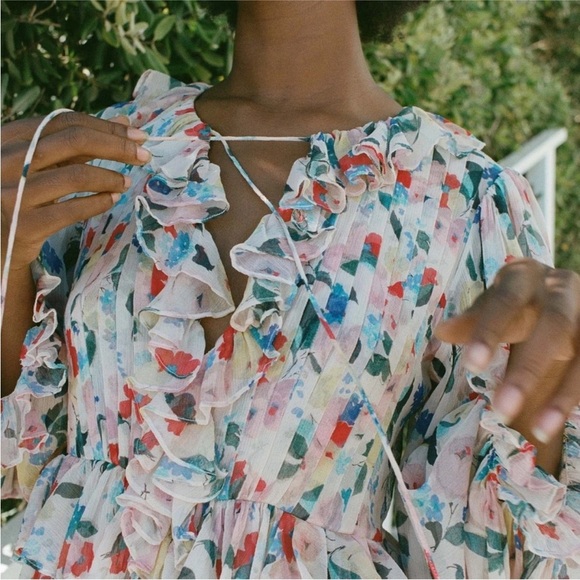 Doen Marlene Floral Maxi Dress NEW - Picture 3 of 9